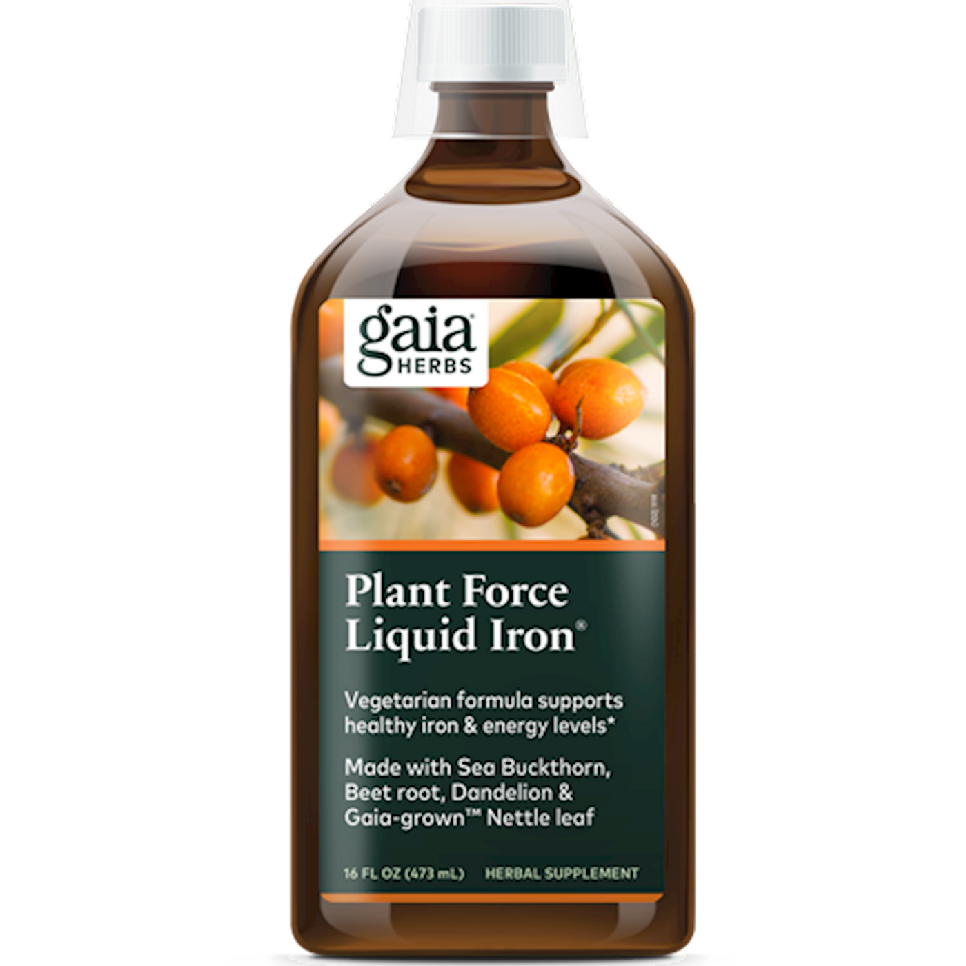 PlantForce Liquid Iron 16 oz Curated Wellness