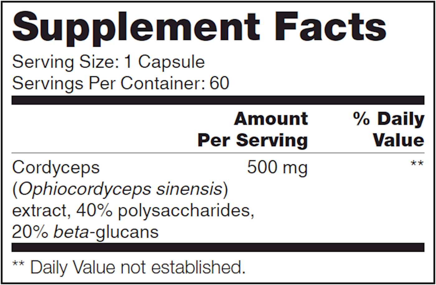 Cordyceps SAP 60 caps Curated Wellness