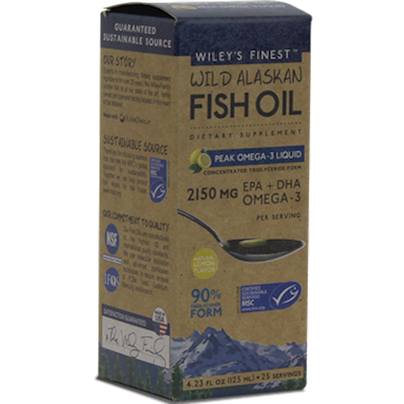 Wild Alaskan Peak Fish Oil 4.23 fl oz Curated Wellness