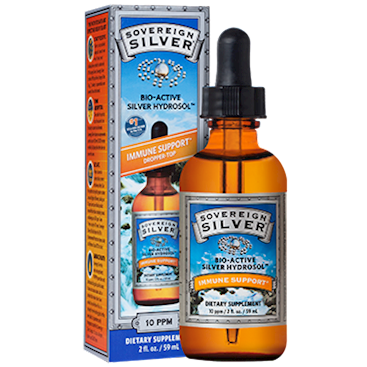 Silver Hydrosol 10 ppm  Curated Wellness