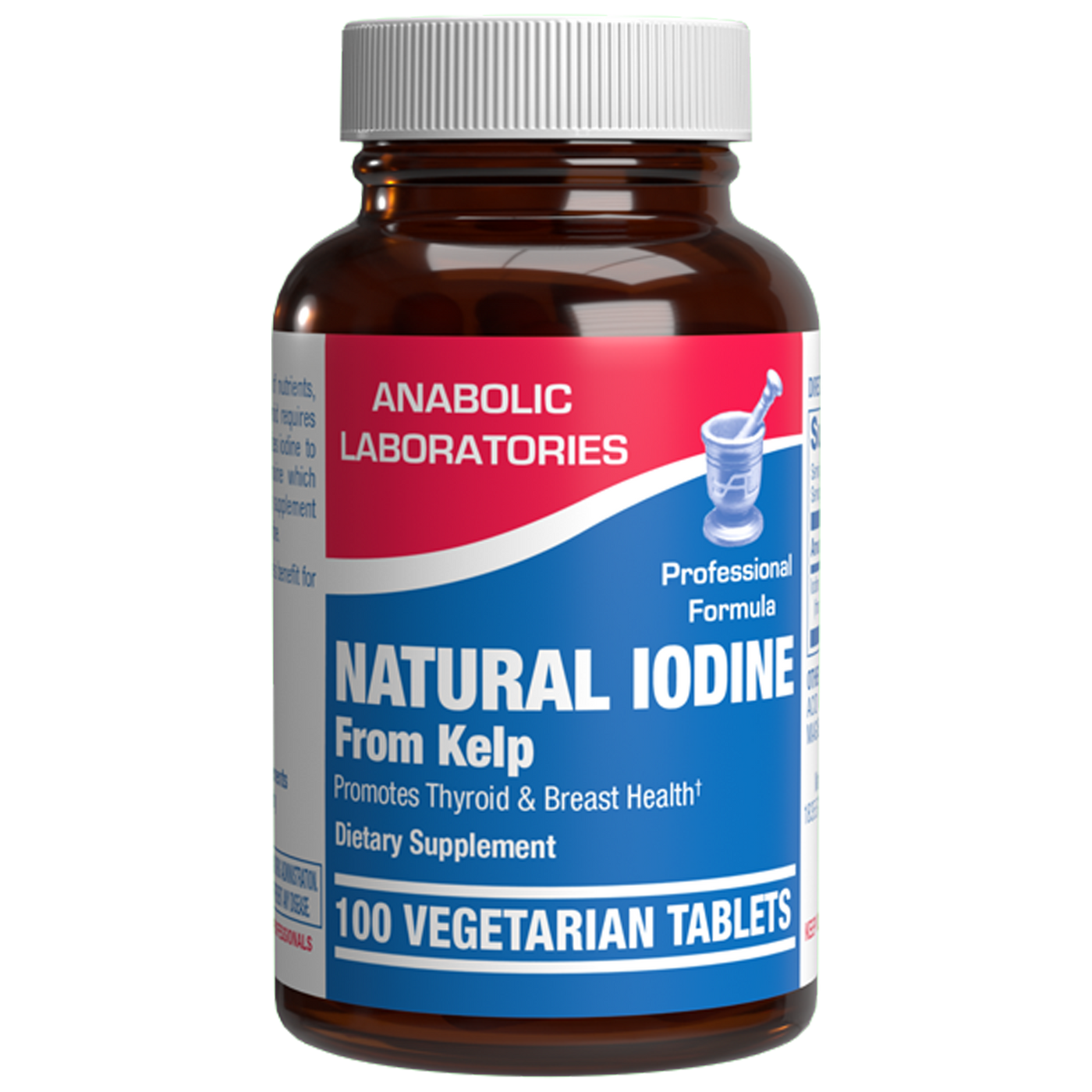 Iodine from Kelp 100 vegtabs Curated Wellness