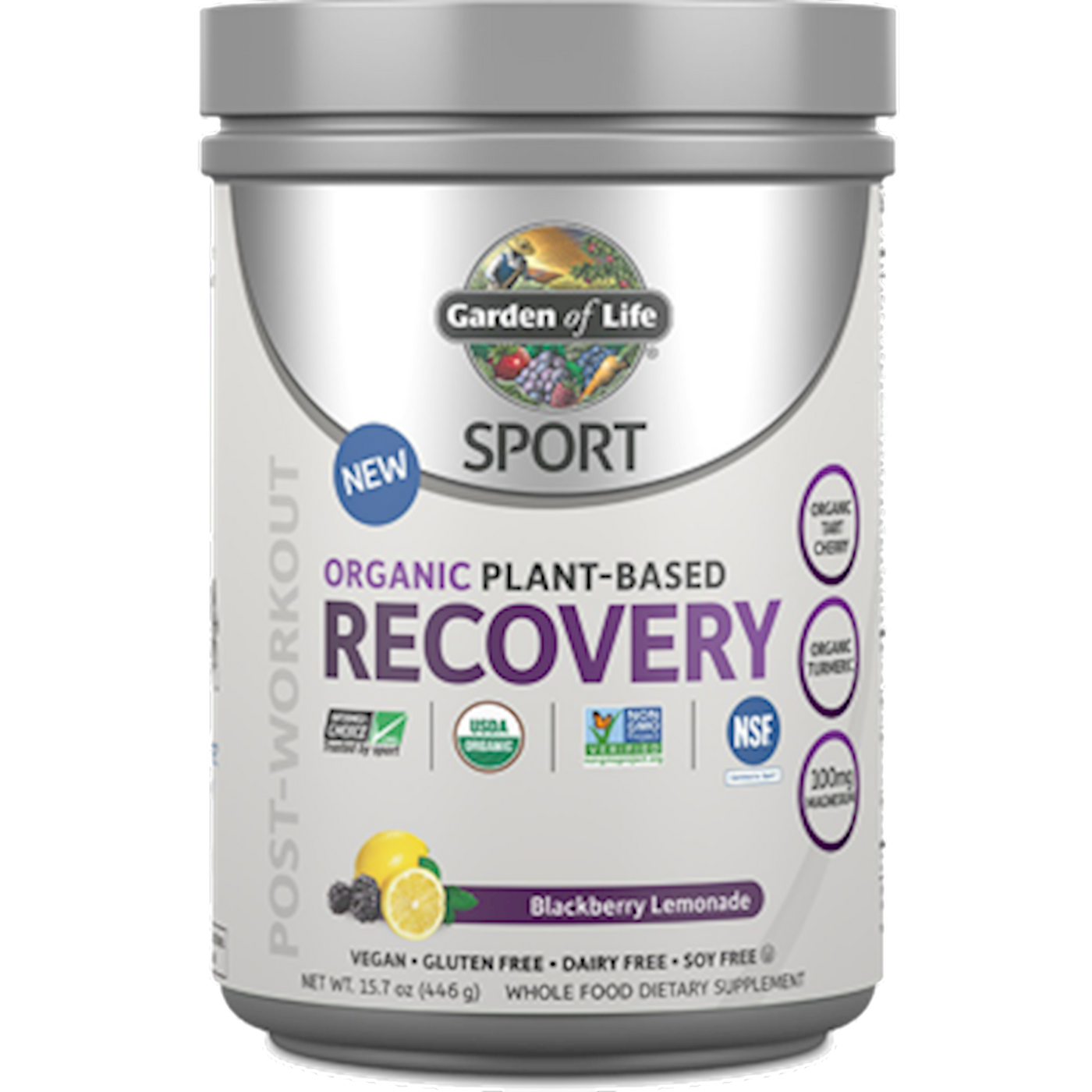 Sport Org Recovery BB Lemonade 446 g Curated Wellness