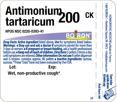 Antimonium tartaricum 200CK 80 plts Curated Wellness