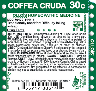 Coffea Cruda 30c Pellets, 80ct Curated Wellness