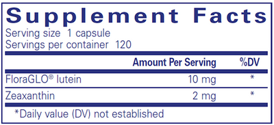 Lutein/Zeaxanthin 120 vcaps Curated Wellness