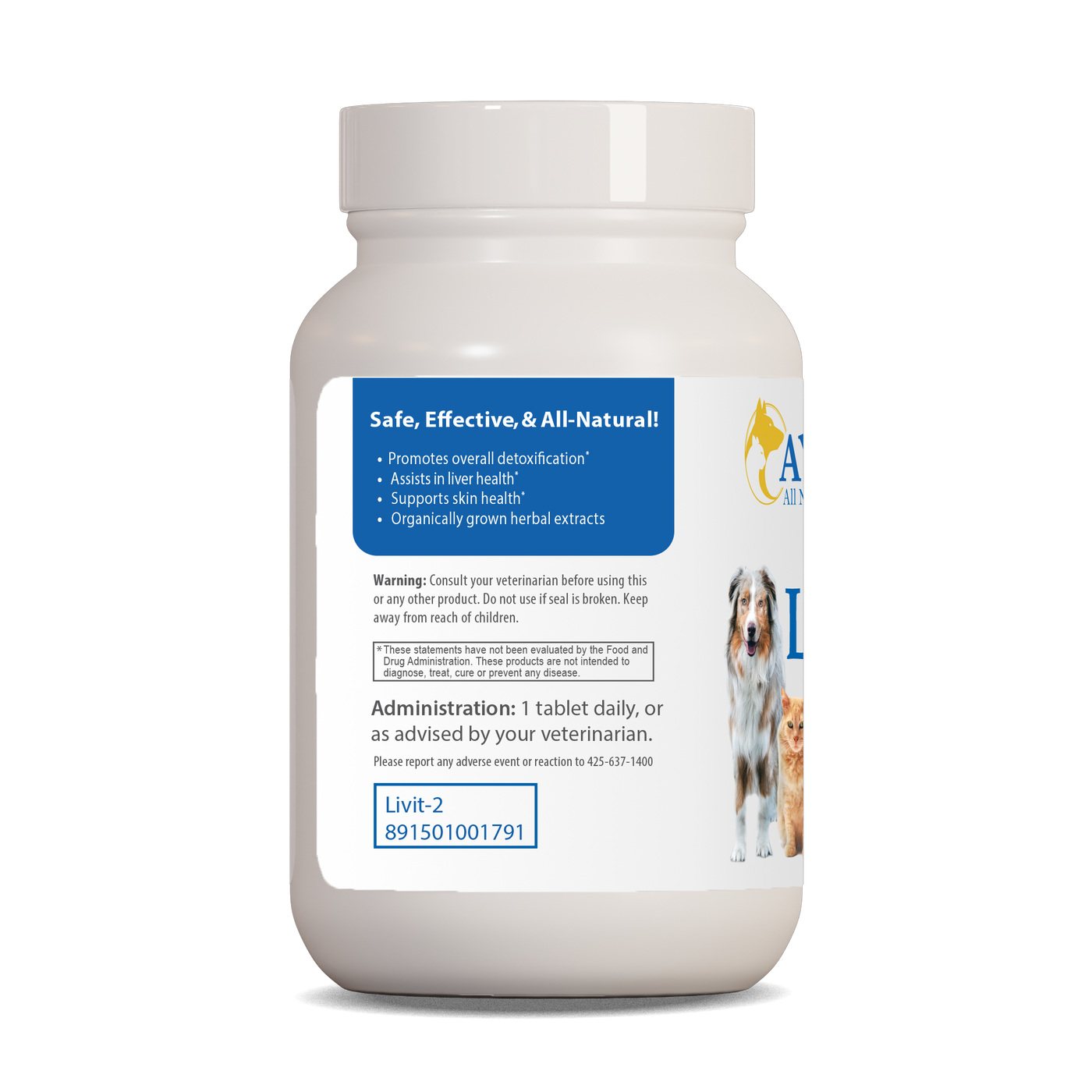 Liver Support Livit 2 Vet  Curated Wellness