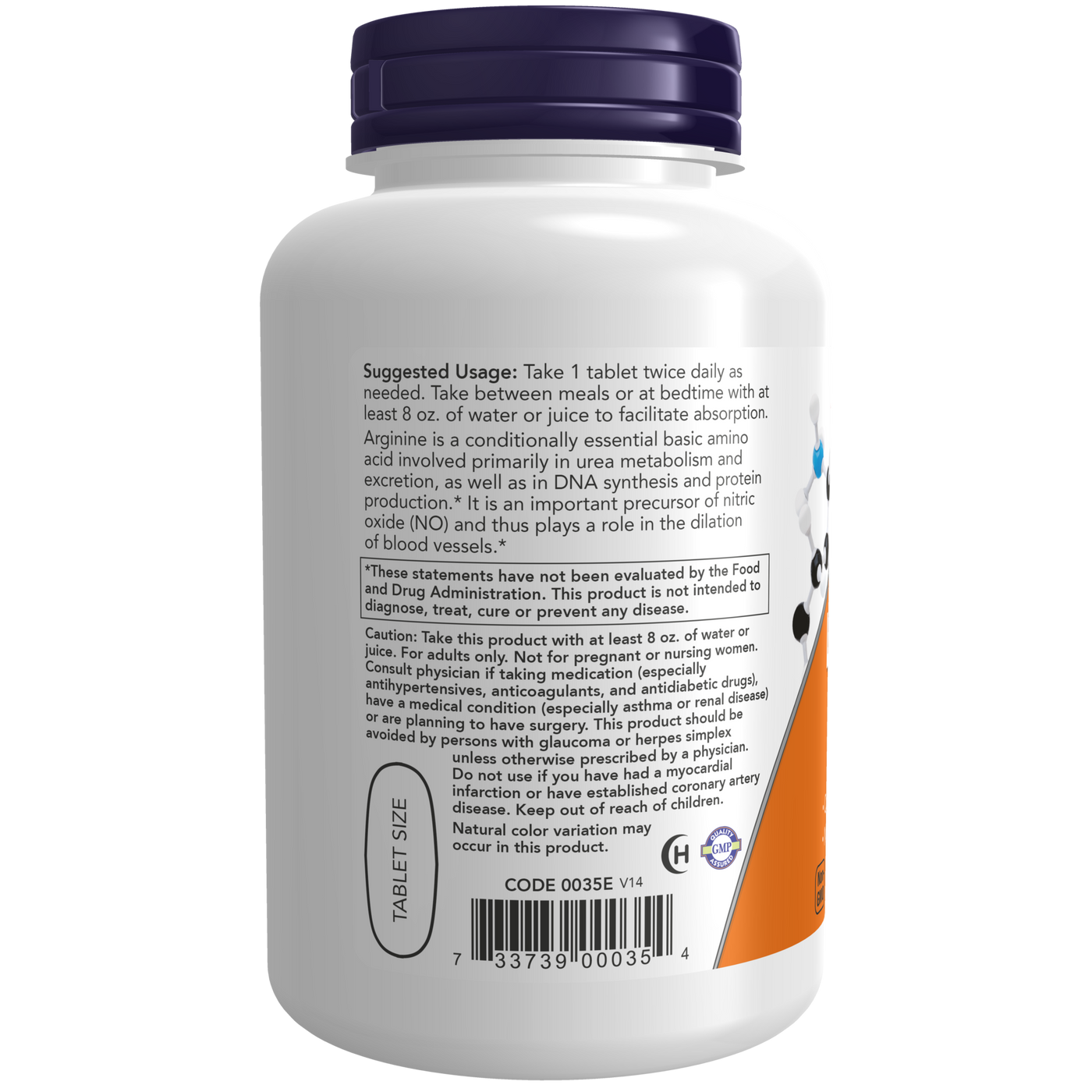 L-Arginine 1000 mg  Curated Wellness