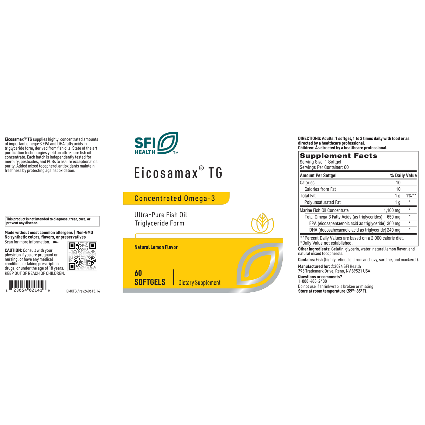 Eicosamax Fish Oil  Curated Wellness
