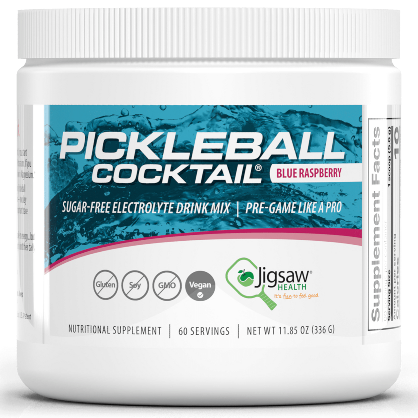 Pickleball Cocktail Blue Rasp  Curated Wellness