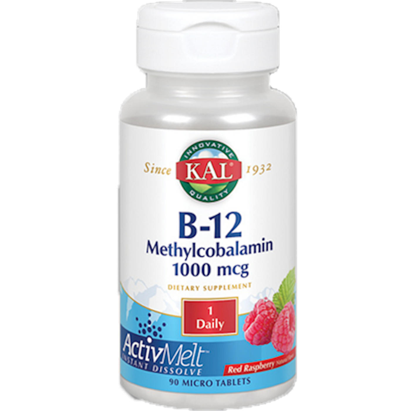 B12 Methyl 1,000 mcg Rasp  Curated Wellness