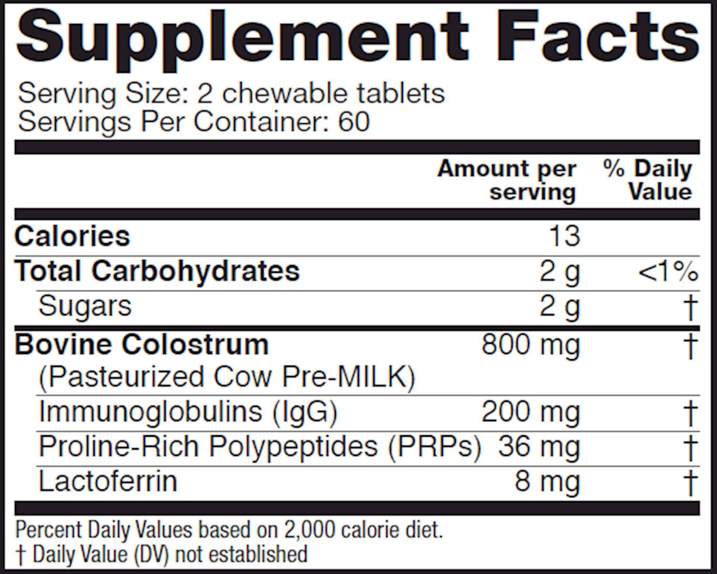 Colostrum Plus Chews Cherry 120 chews Curated Wellness