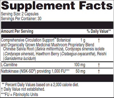 Comprehensive Circulation Support 60 cap Curated Wellness