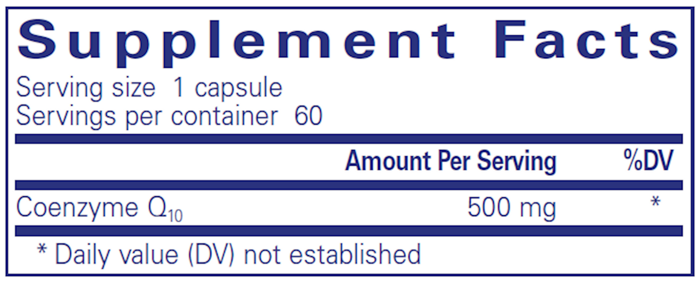 CoQ10 500 mg  Curated Wellness