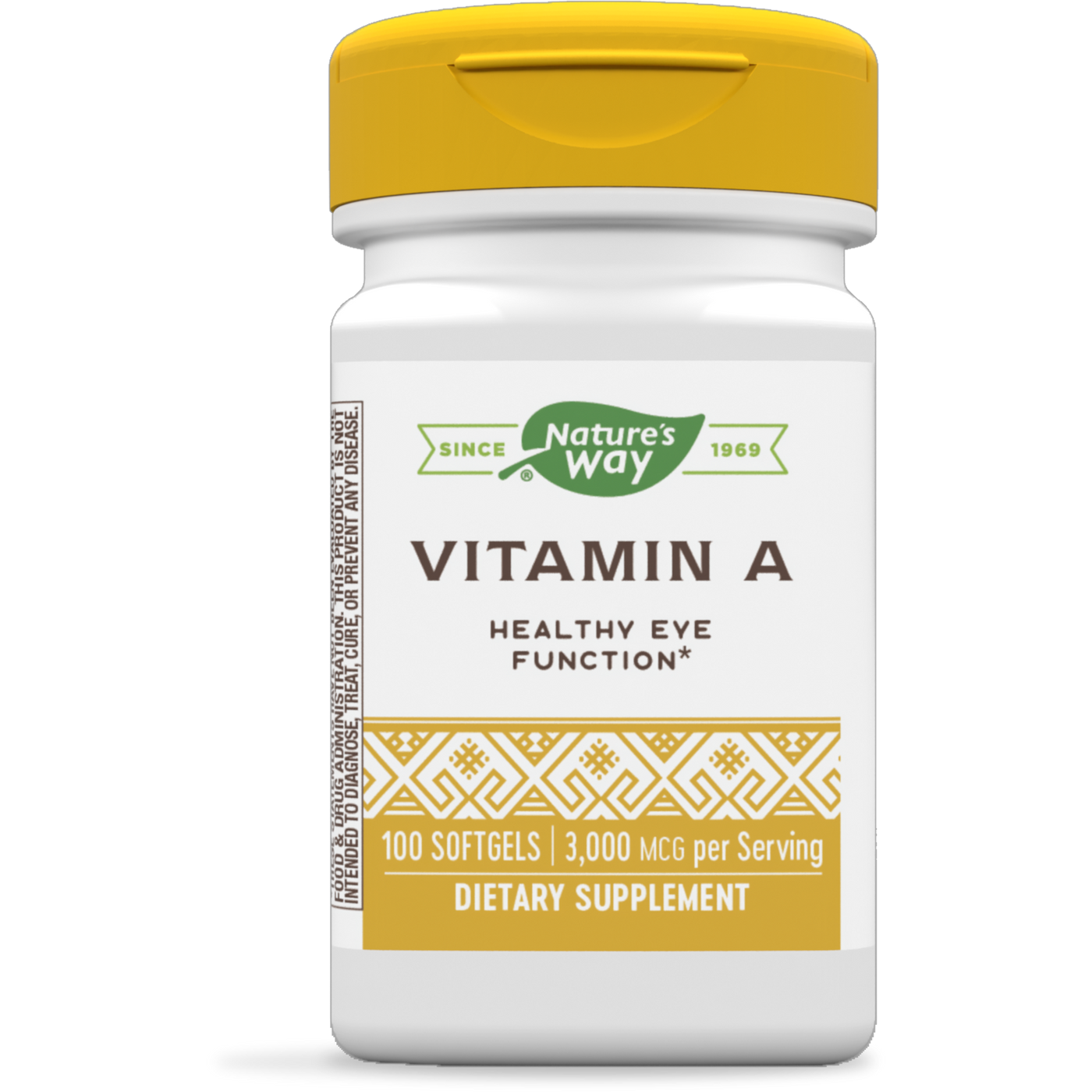 Vitamin A 3,000 mcg 100 gels Curated Wellness