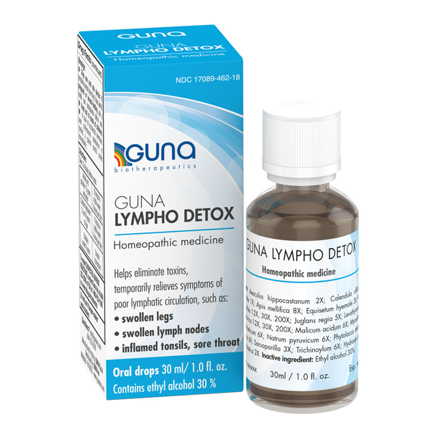 GUNA Lympho Detox oral drops 1 fl oz Curated Wellness