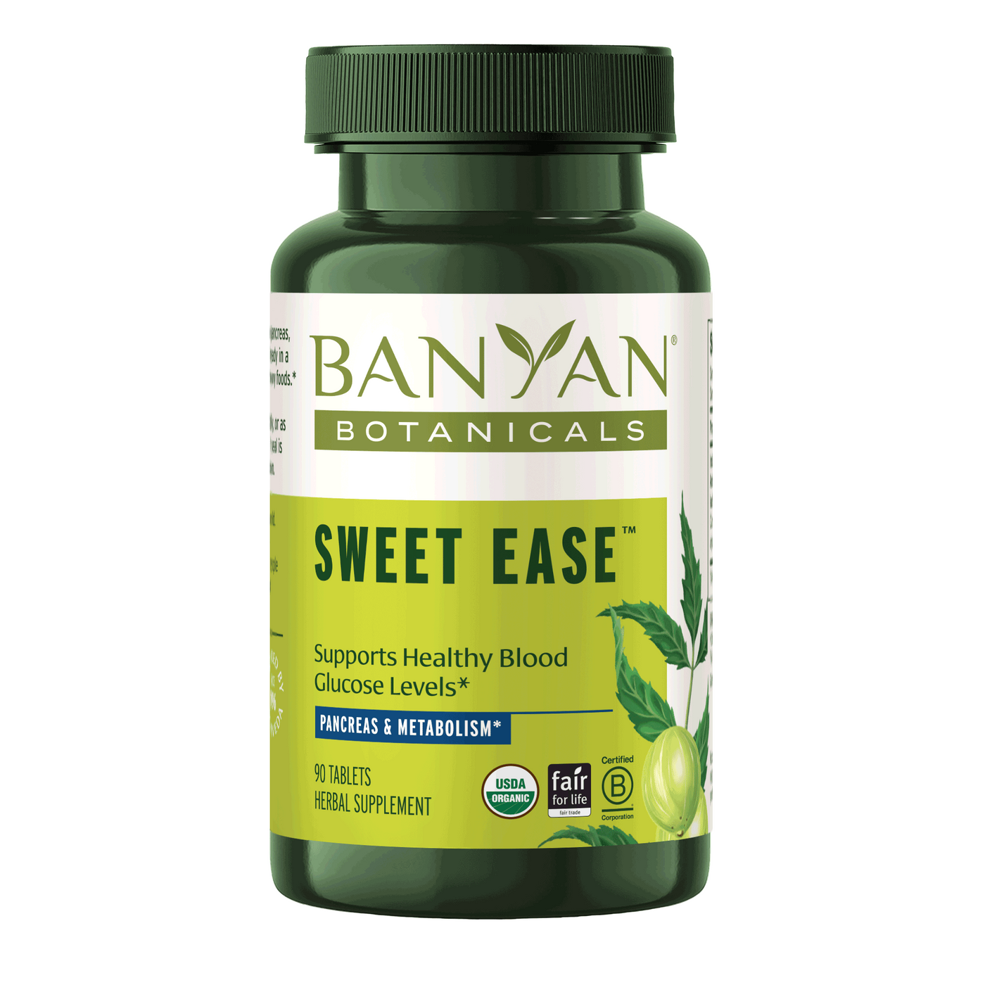 Sweet Ease 500 mg 90 tabs Curated Wellness