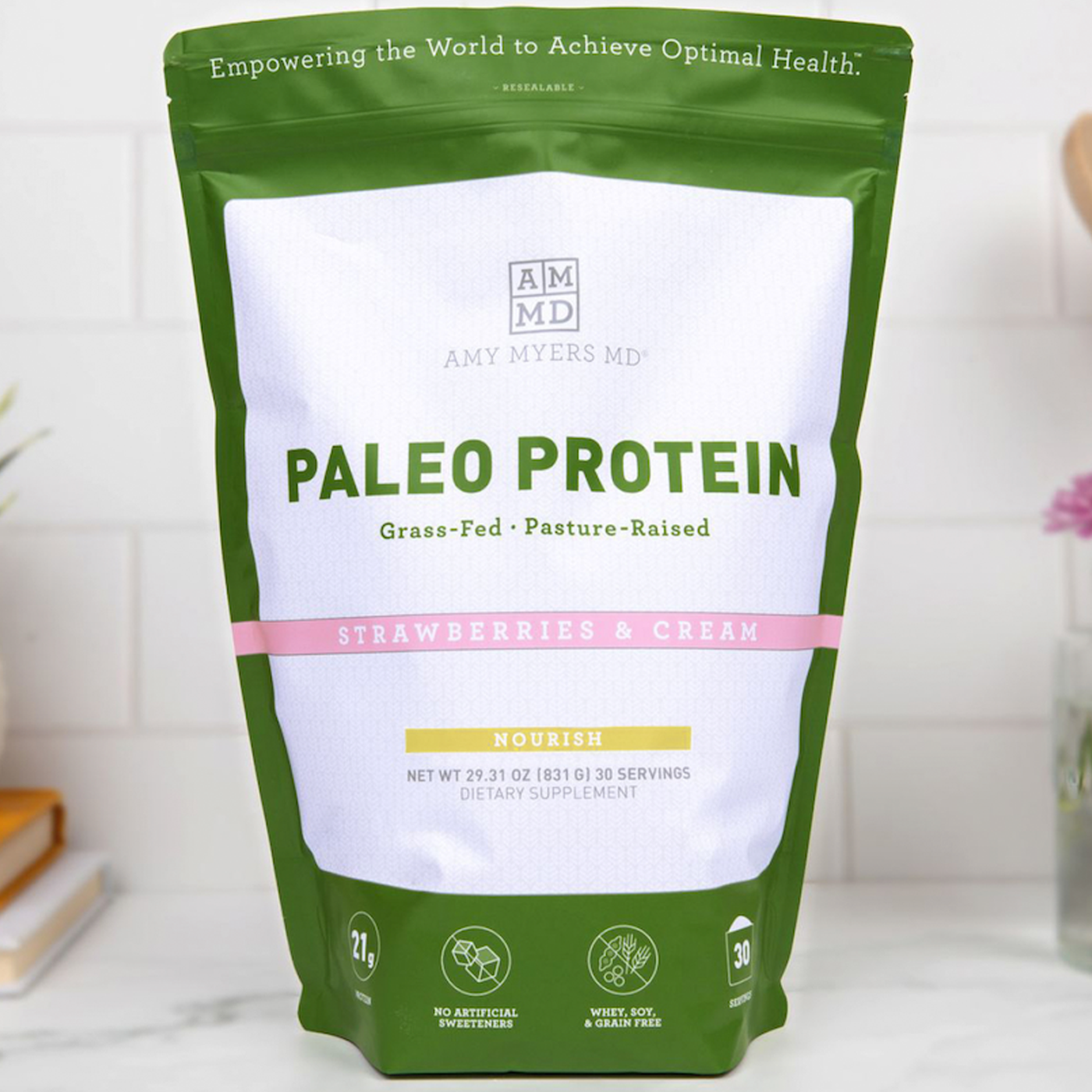 Myers Way® Paleo Protein Strwbry & Cream Curated Wellness