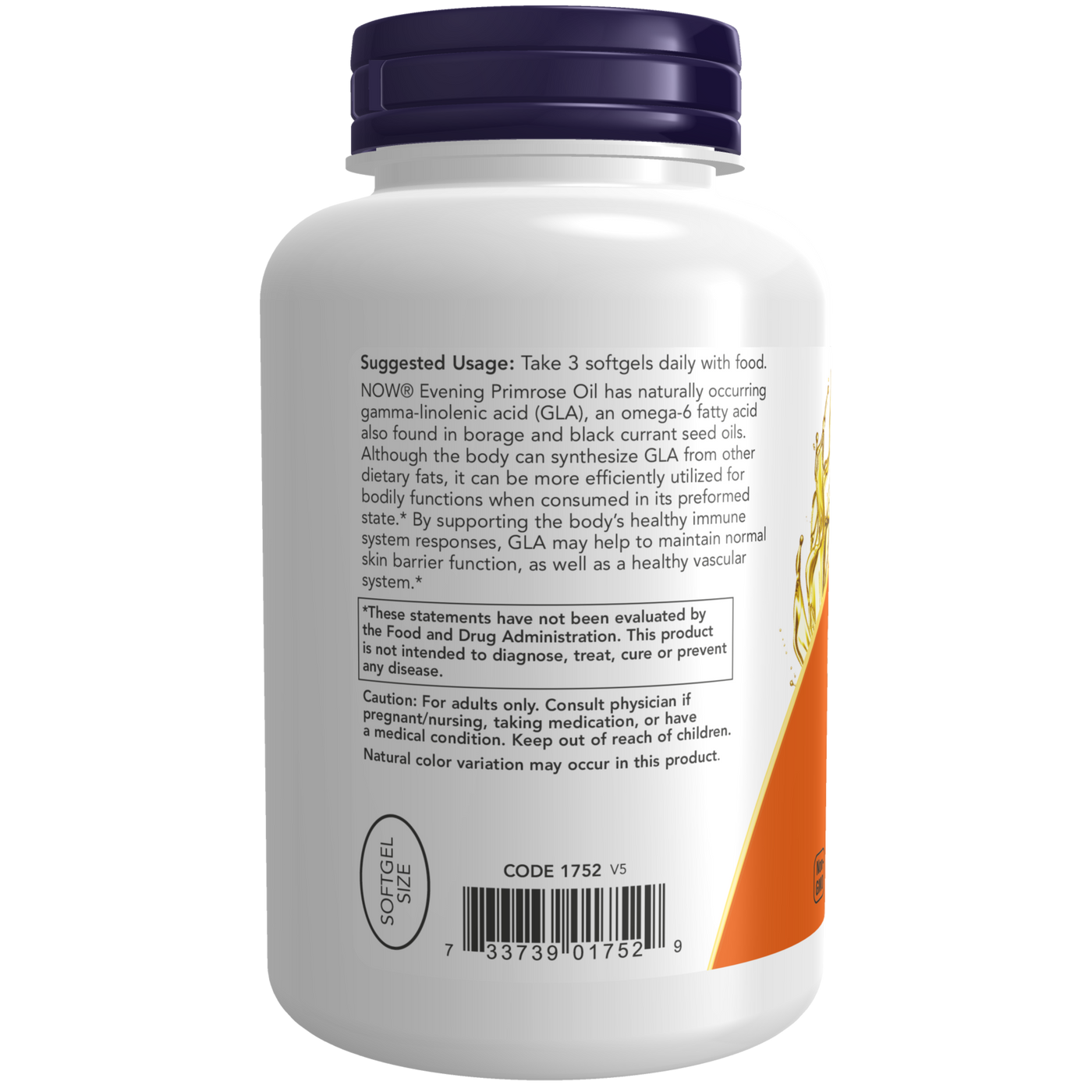 Evening Primrose Oil 500 mg  Curated Wellness