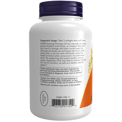 Evening Primrose Oil 500 mg  Curated Wellness