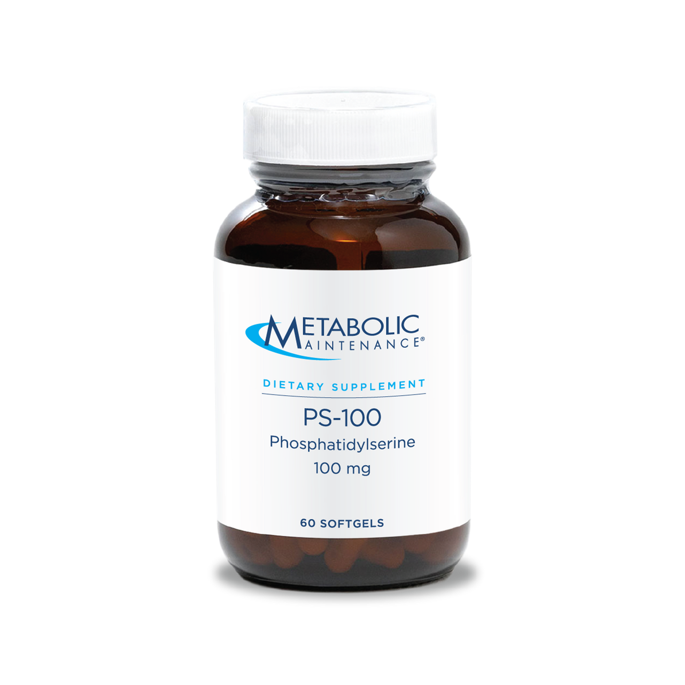 PS-100 100 mg 60 gels Curated Wellness