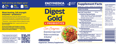 Digest Gold + Probiotics  Curated Wellness