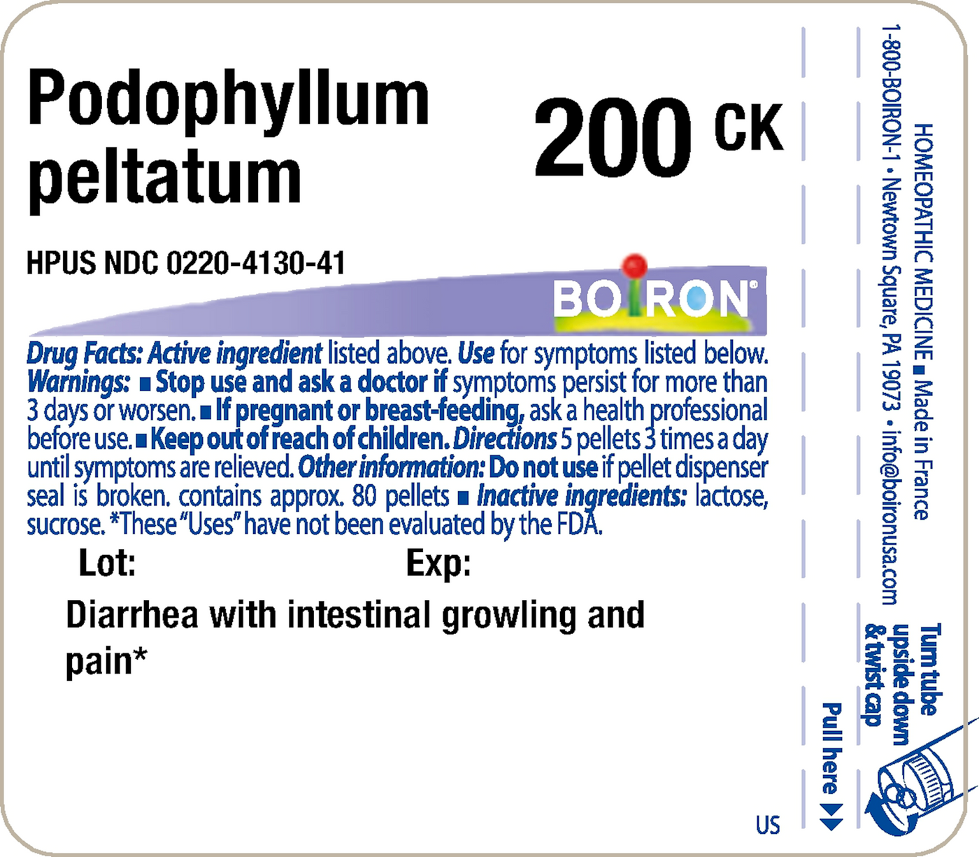 Podophyllum peltatum 200CK 80 plts Curated Wellness