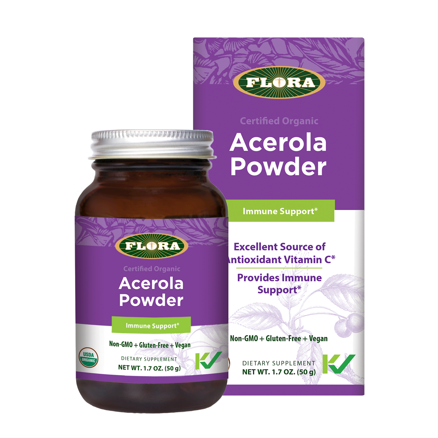 Acerola Powder 50 g Curated Wellness
