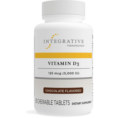 Vitamin D3 5,000 IU Choc. Flavor 90 tabs Curated Wellness