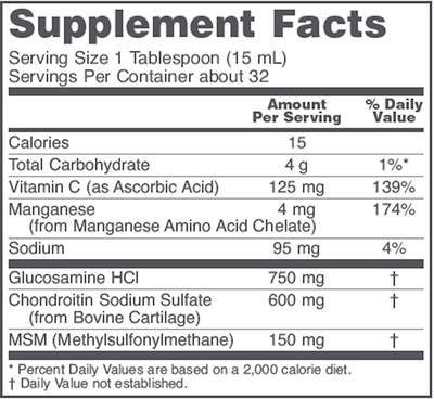 Glucosamine & Chondroitin with MSM  Curated Wellness