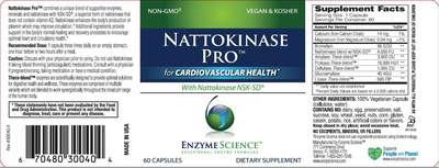 Nattokinase Pro 60 Capsules Curated Wellness