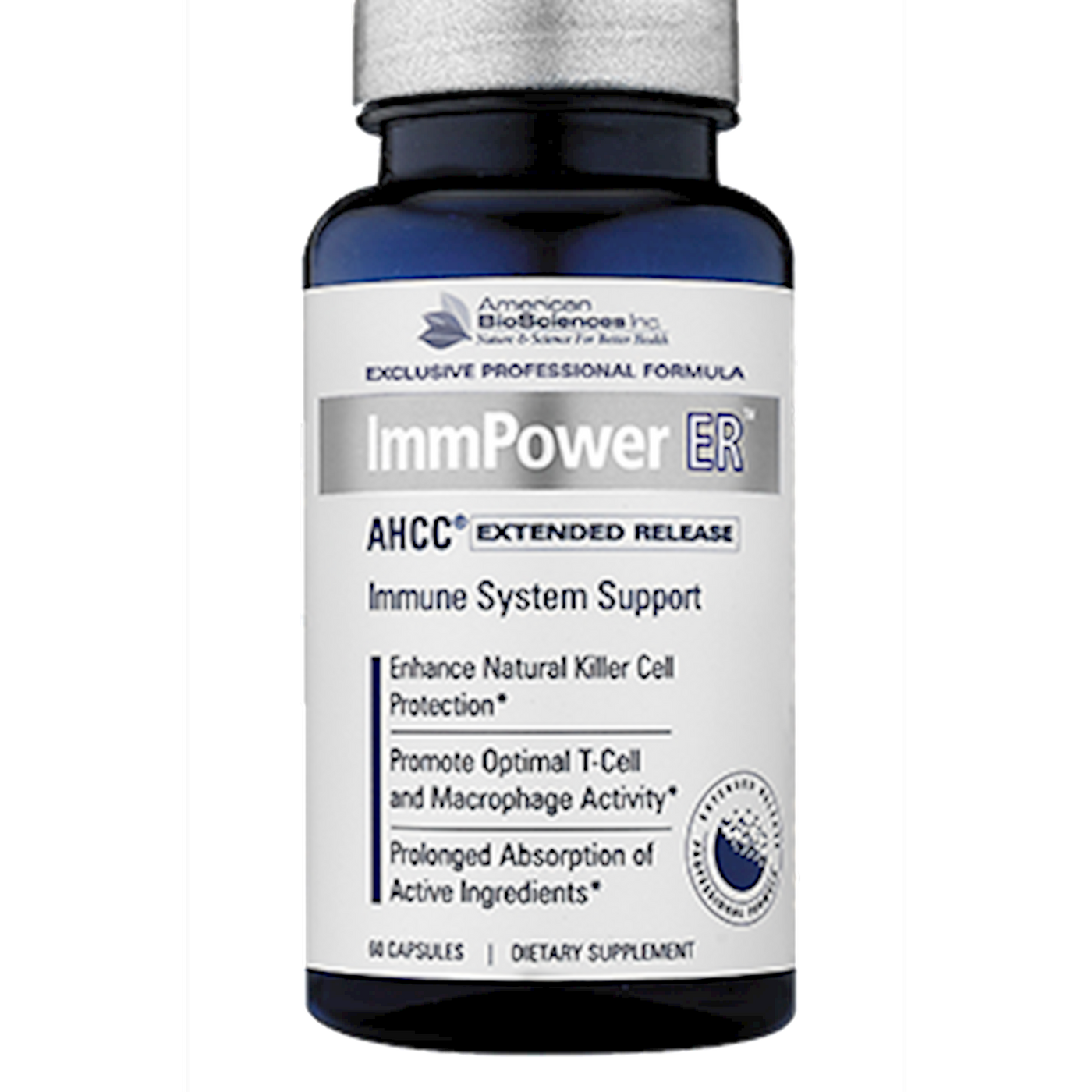 ImmPower ER AHCC 60 Caps Curated Wellness