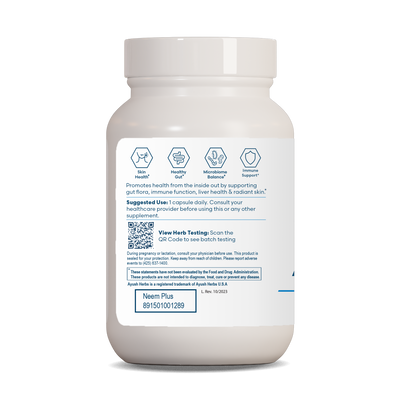 Neem Plus 90 vcaps Curated Wellness