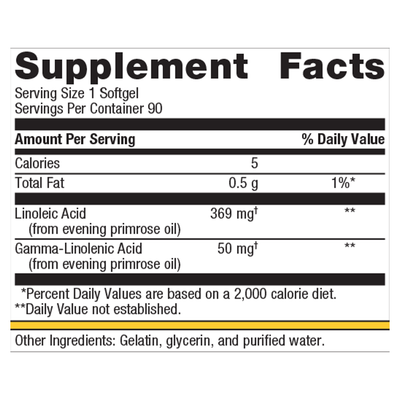 OmegaGenics Evening Primrose Oil 90sg Curated Wellness