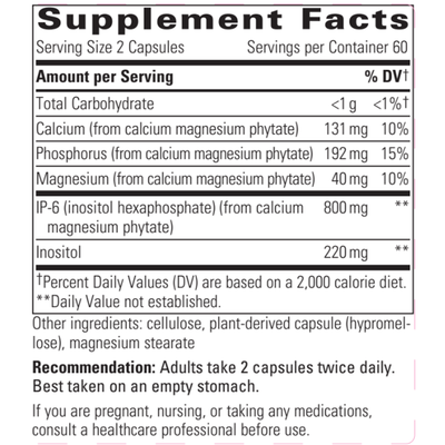 Cellular Forté w/IP-6&Inositol 120 vcap Curated Wellness