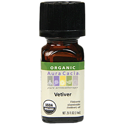 Vetiver, Organic Essential Oil .25oz Curated Wellness