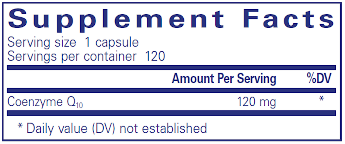 CoQ10 120 mg  Curated Wellness