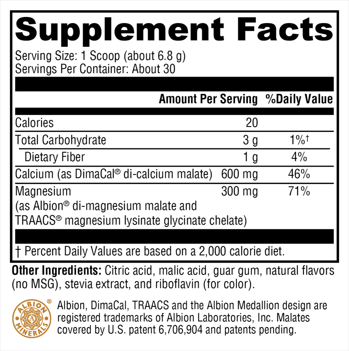 OptiMag Plus Calcium Pear 7.2oz Curated Wellness