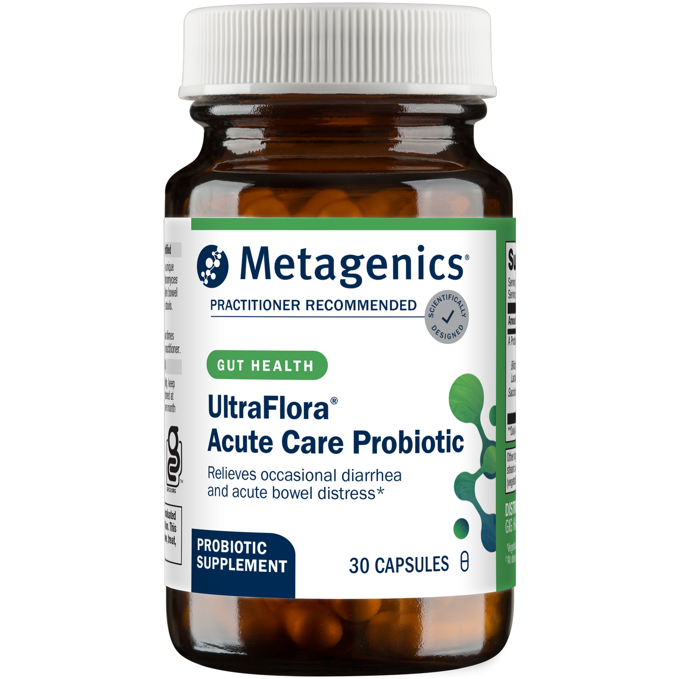 UltraFlora Acute Care Probiotic 30c Curated Wellness