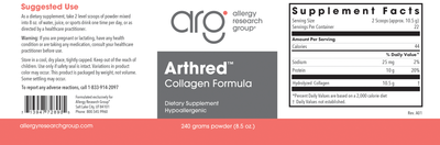 Arthred Collagen Formula 240 g Curated Wellness