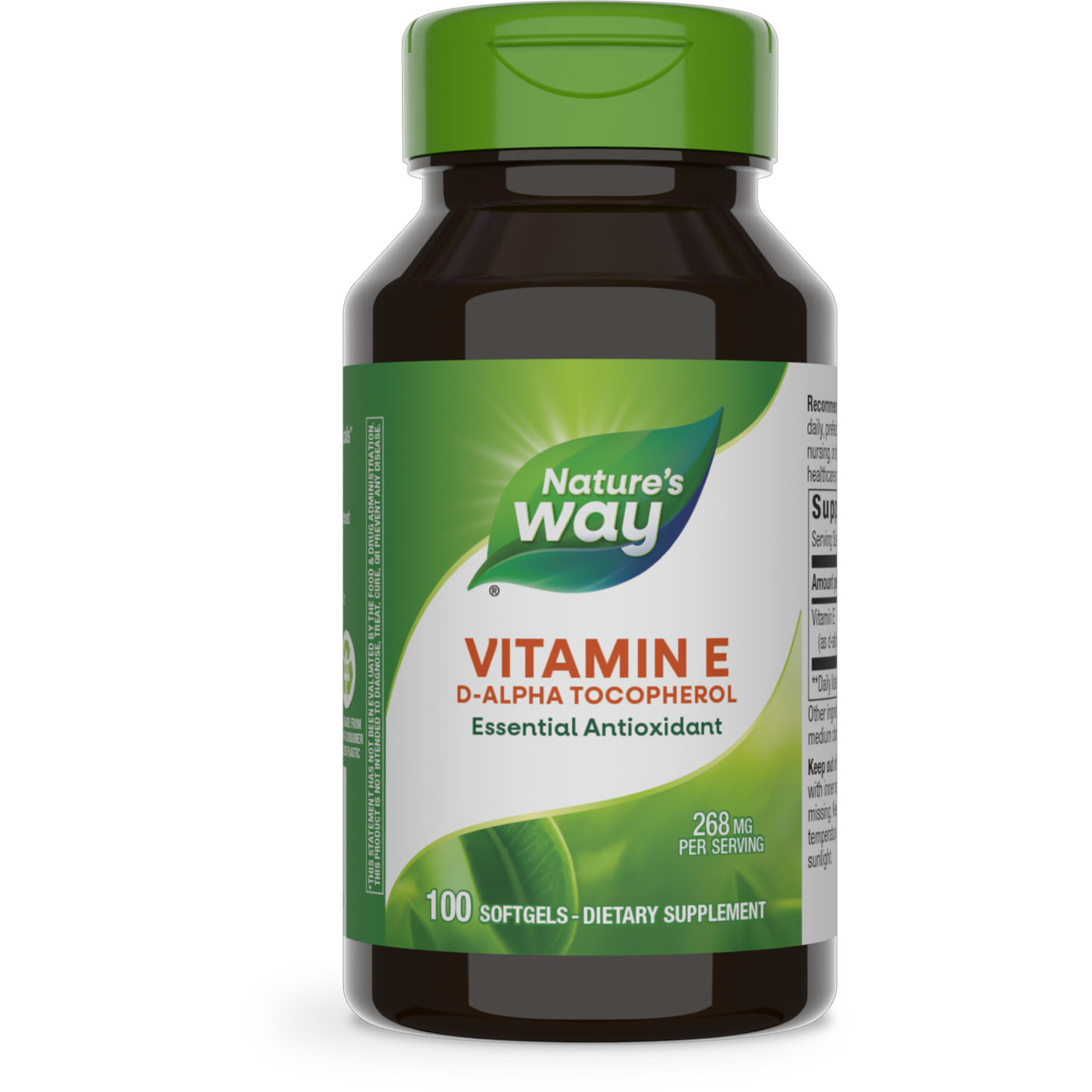 Vitamin E 268 mg 100 gels Curated Wellness