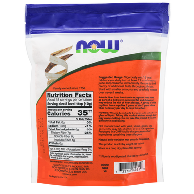 Whole Psyllium Husk 1 lb Curated Wellness