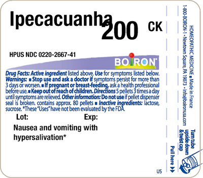 Ipecacuanha 200CK 80 plts Curated Wellness