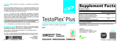 TestoPlex Plus 120 Capsules Curated Wellness