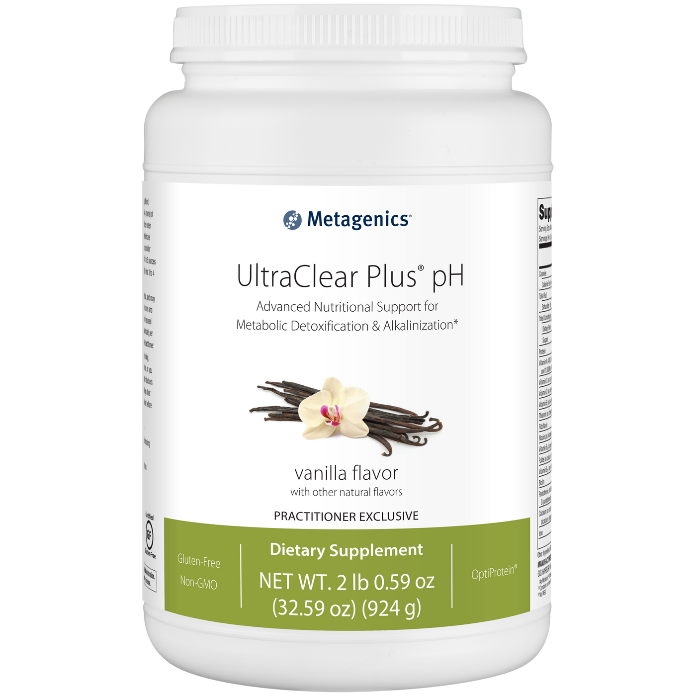 UltraClear Plus pH Vanilla 21 serv Curated Wellness