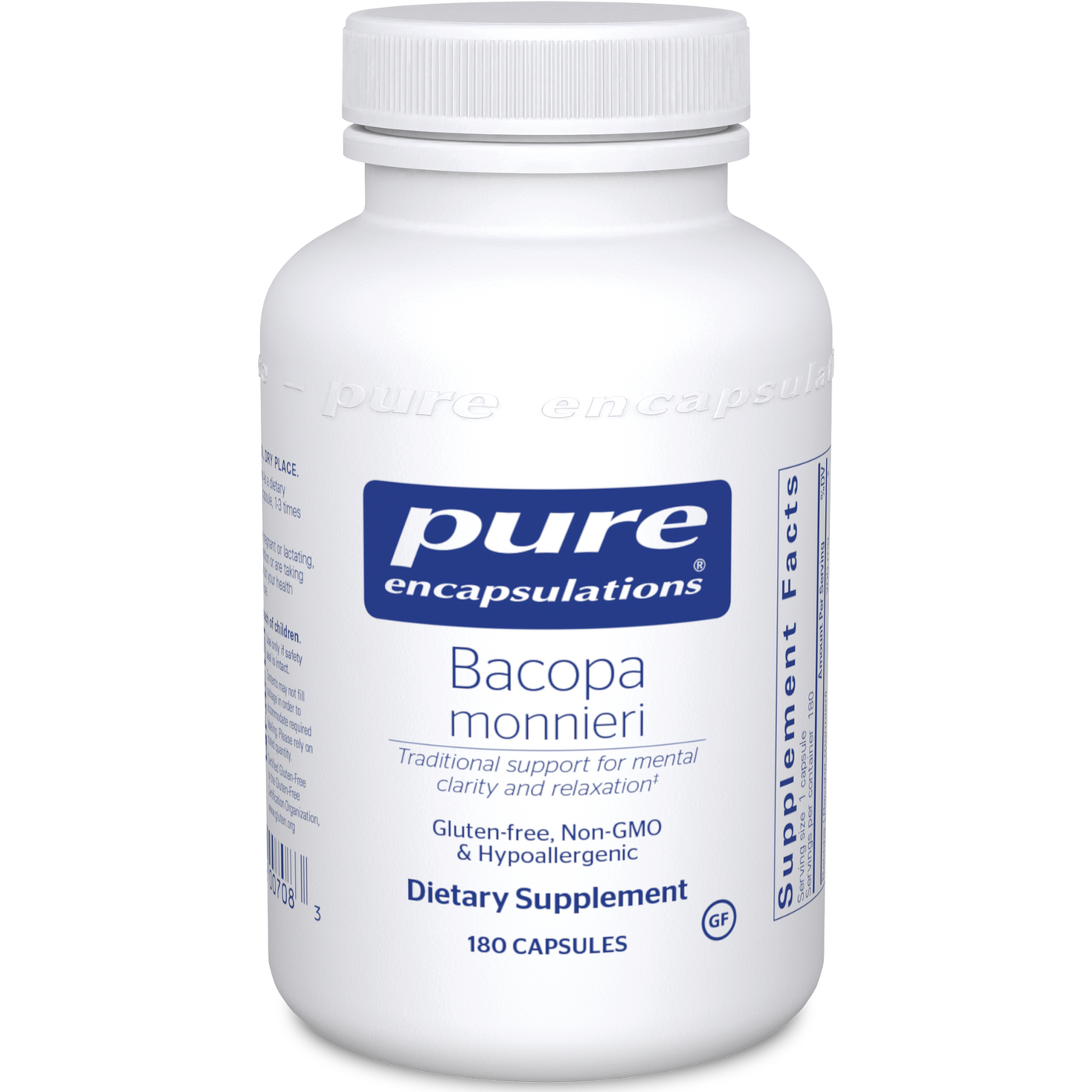 Bacopa Monnieri 200 mg 180 vcaps Curated Wellness