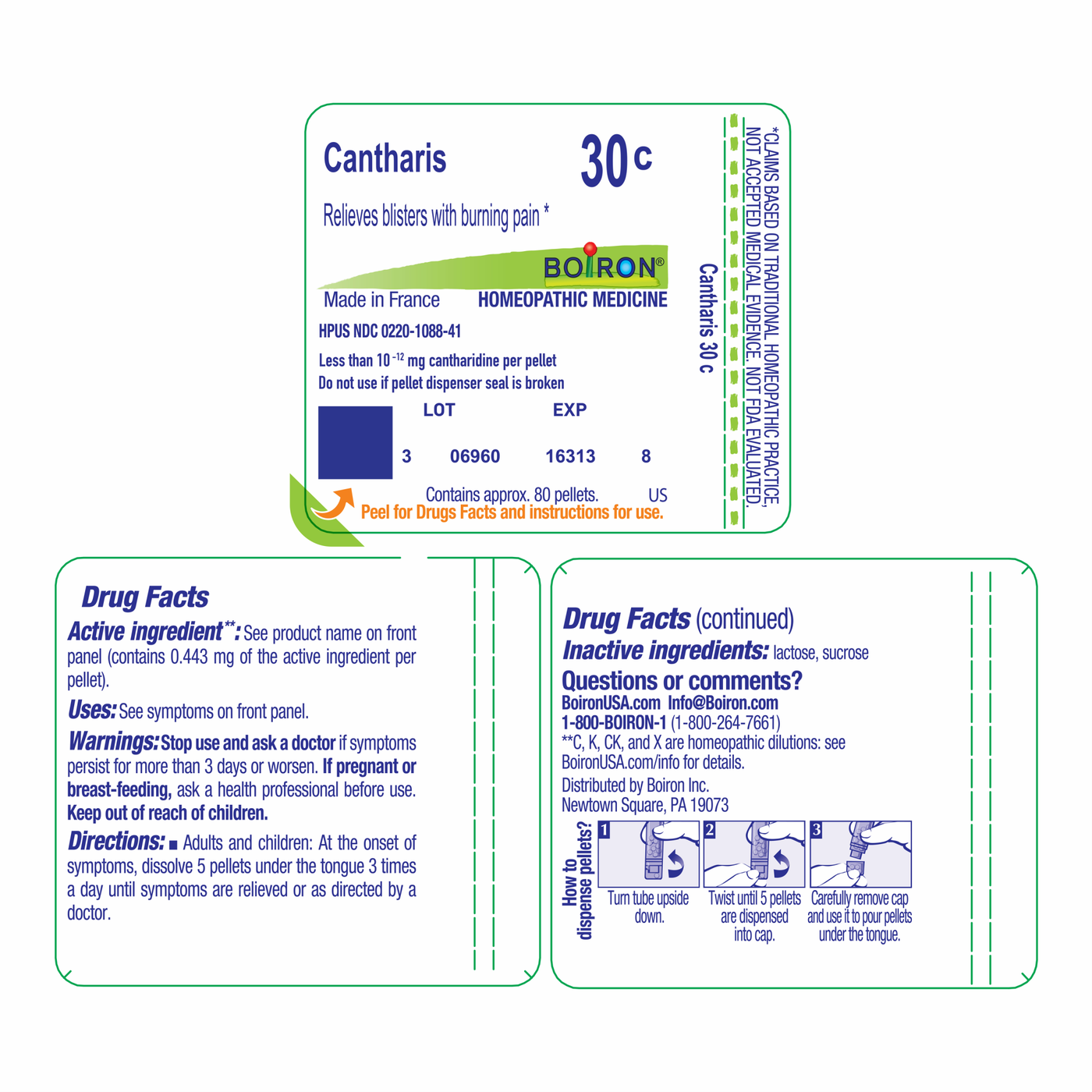 Cantharis 30C 80 plts Curated Wellness
