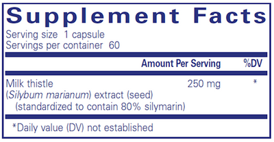 Silymarin 250 mg  Curated Wellness