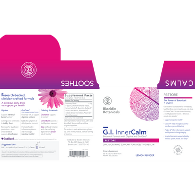 G.I. InnerCalm 30 stick packs Curated Wellness
