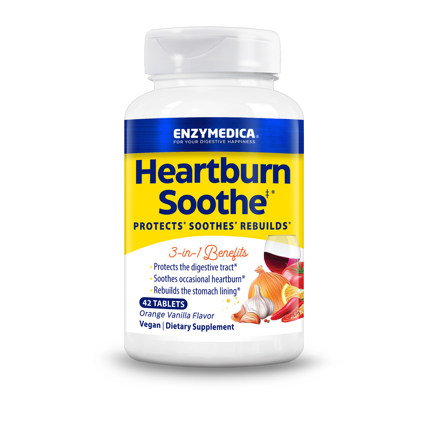 Heartburn Soothe  chewable tabs Curated Wellness