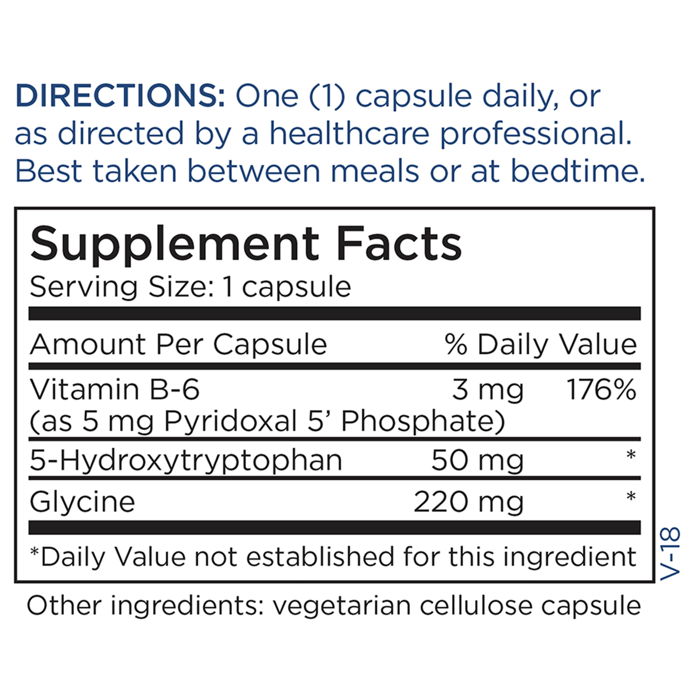 5-HTP 50 mg  Curated Wellness